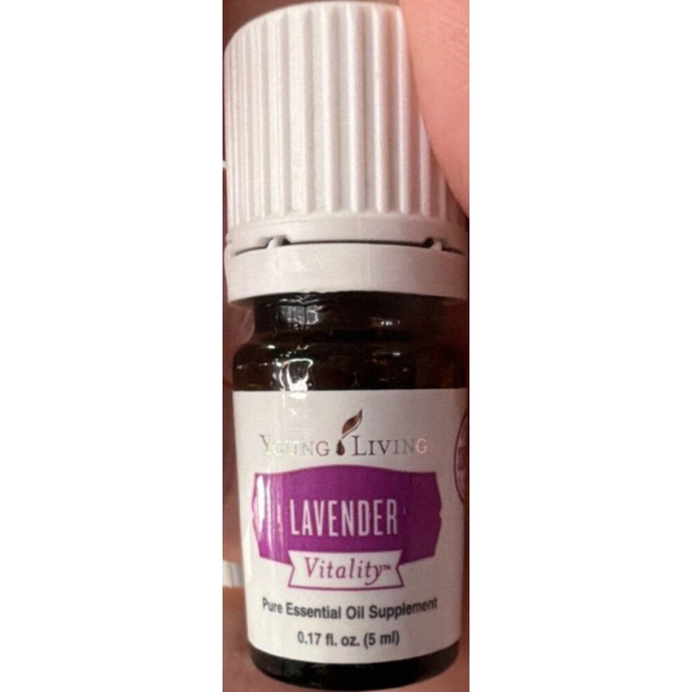 Young Living Essential Oils Lavender Vitality Essential Oil, 5ml Glass Bottle